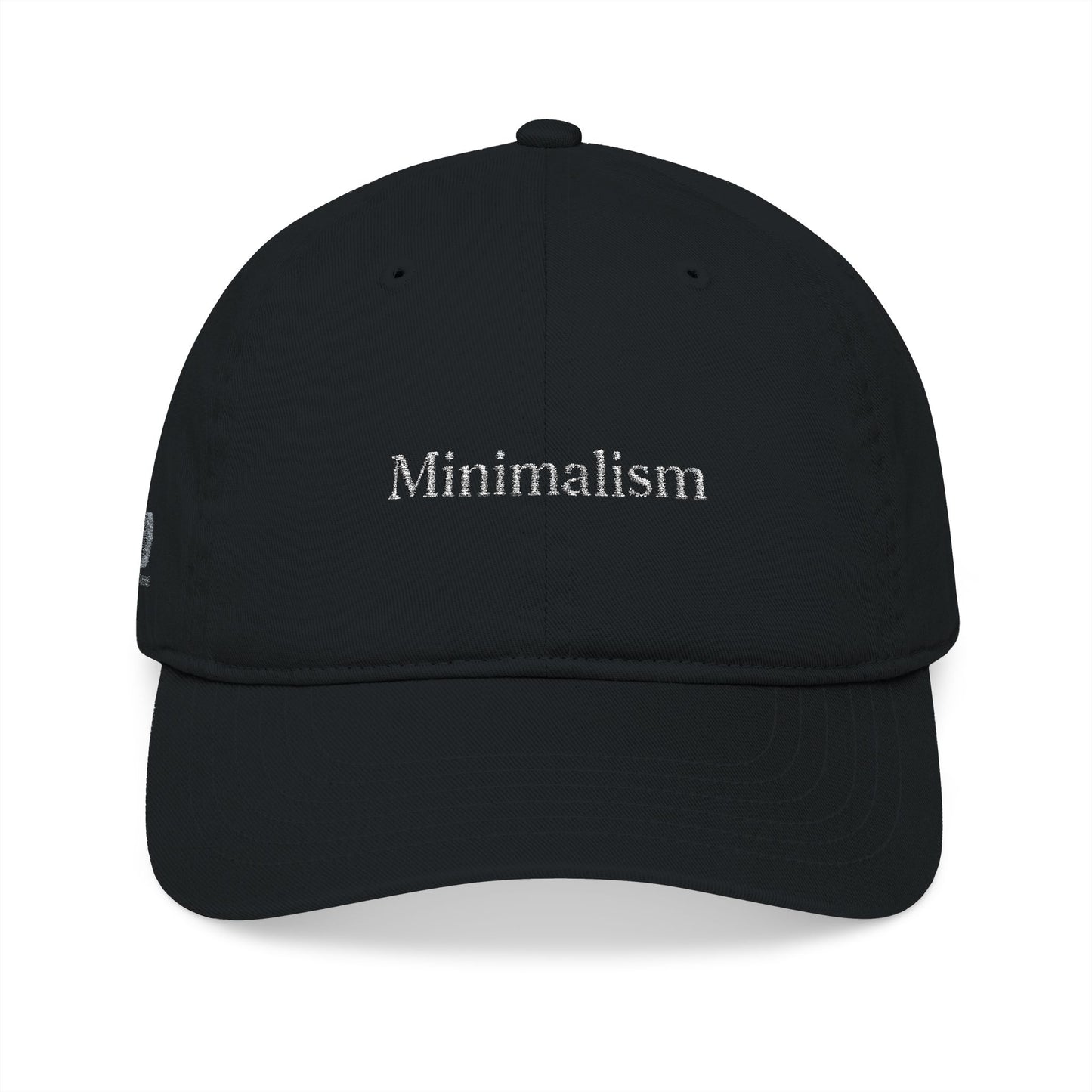Minimalism Organic Baseball Cap – Embroidered Hat for Effortless Style