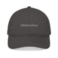 Minimalism Organic Baseball Cap – Embroidered Hat for Effortless Style